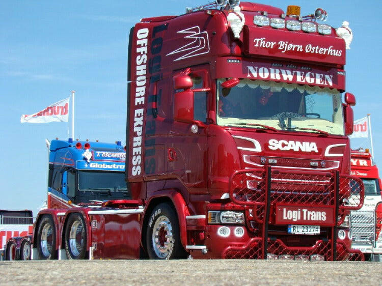 ギャラリービューアに画像をロードする, 【予約】8-10月以降発売予定Osterhus, Thor Bjorn Scania R-serie Topline 6x4トラック トラクタヘッド/建設機械模型 工事車両 Tekno 1/50 ミニチュア