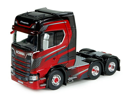 Scania Mjolby Phoenix Scania S-serie Highline 6x2 トラック トラクタ/建設機械模型 工事車両 TEKNO 1/50 ミニチュア