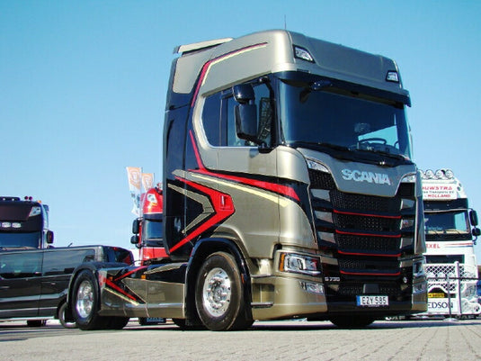 【予約】2019年7-9月以降発売予定Scania S-serie Highline 4x2トラクタ  /建設機械模型 工事車両 TEKNO 1/50 ミニチュア