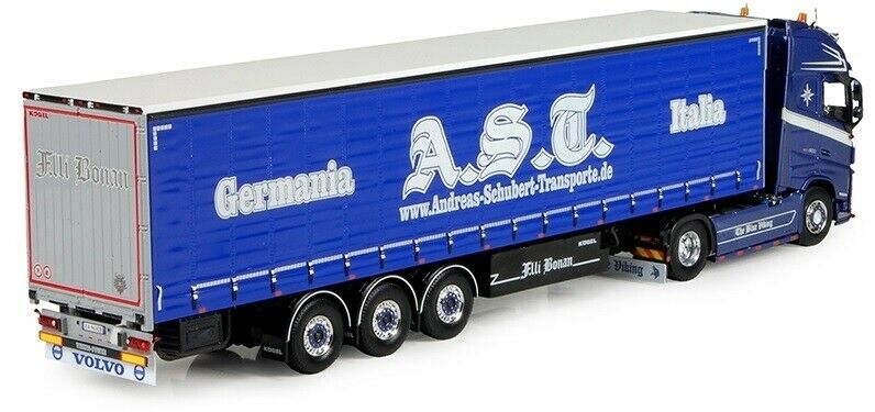ギャラリービューアに画像をロードする, Schubert Italia - F. Bonan Volvo FH04 Globetrotter XL カーテンサイダー セミトレーラー トラック /建設機械模型 工事車両 TEKNO 1/50 ミニチュア