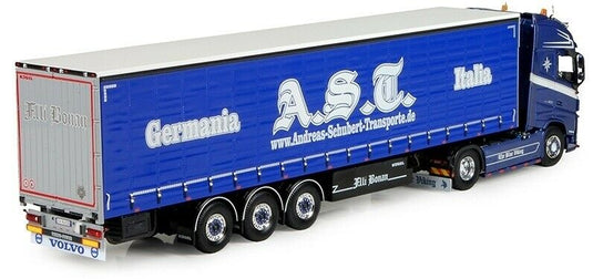 Schubert Italia - F. Bonan Volvo FH04 Globetrotter XL カーテンサイダー セミトレーラー トラック /建設機械模型 工事車両 TEKNO 1/50 ミニチュア