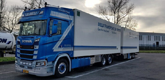 【予約】10-12月以降発売予定Deij Scania S-serie Highline rigid truck with trailerトラック/建設機械模型 工事車両 Tekno 1/50 ミニチュア
