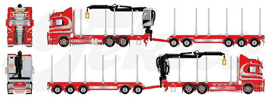 【予約】2021年1月-3月以降発売予定Gustafssons Scania R-serie Zweedse houtwagen