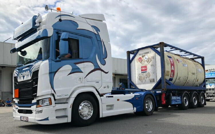 ギャラリービューアに画像をロードする, 【予約】2019年8-10月以降発売予定KVG Trans Scania NGS R-serie Highline 20フィート Exsif ISO tankcontainer トラック /建設機械模型 工事車両 TEKNO 1/50 ミニチュア