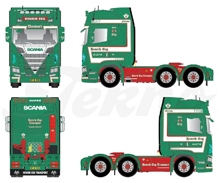 ギャラリービューアに画像をロードする, 【予約】2020年1-3月以降発売予定Eeg, Henrik Scania S-serie Highline 6x2 /建設機械模型 工事車両 TEKNO 1/50 ミニチュア