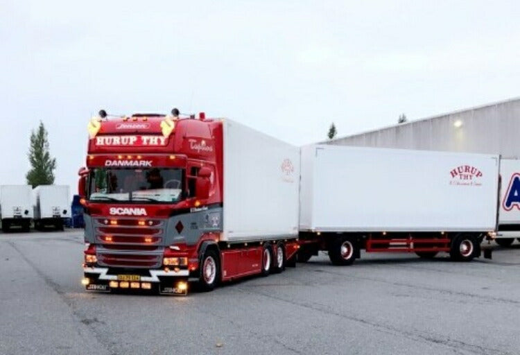 ギャラリービューアに画像をロードする, 【予約】10-12月以降発売予定Christensen, NC - Hurup THY Scania R-serie Topline rigid truckトラック/建設機械模型 工事車両 Tekno 1/50 ミニチュア