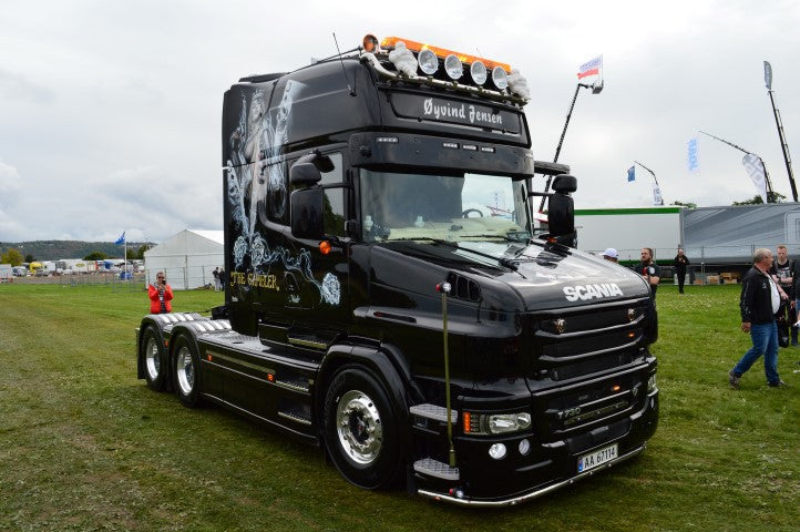 ギャラリービューアに画像をロードする, 【予約】2019年8-10月以降発売予定Jensen, The Gambler Scania Torpedo Topline 6x2 トラック トラクタ/建設機械模型 工事車両 TEKNO 1/50 ミニチュア