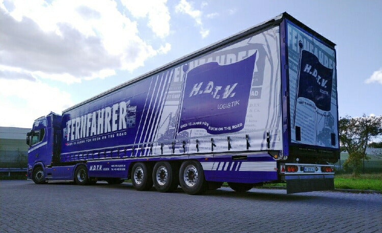 ギャラリービューアに画像をロードする, 【予約】2019年8-10月以降発売予定Fernfahrer / HDTV Logistik Scania S-serie Highline カーテンサイダー セミトレーラー トラック /建設機械模型 工事車両 TEKNO 1/50 ミニチュア