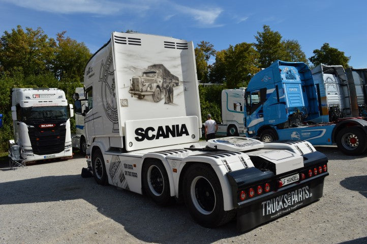 ギャラリービューアに画像をロードする, 【予約】2019年8-10月以降発売予定LF Handel Extended Scania R-serie Topline 6x2 トラック トラクタ/建設機械模型 工事車両 TEKNO 1/50 ミニチュア