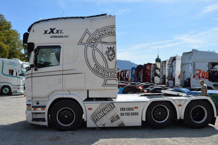 ギャラリービューアに画像をロードする, 【予約】2019年8-10月以降発売予定LF Handel Extended Scania R-serie Topline 6x2 トラック トラクタ/建設機械模型 工事車両 TEKNO 1/50 ミニチュア