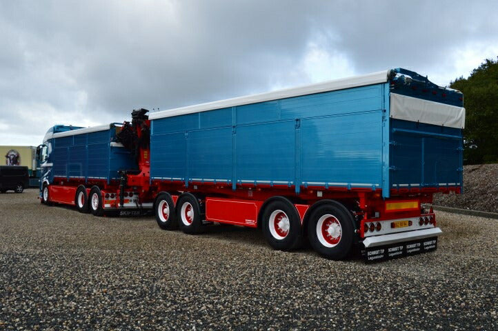 ギャラリービューアに画像をロードする, 【予約】2020年4-6月以降発売予定Volvo FH04 Globetrotter motorwagen met aanhanger met resin bakken トラック /建設機械模型 工事車両 Tekno 1/50 ミニチュア