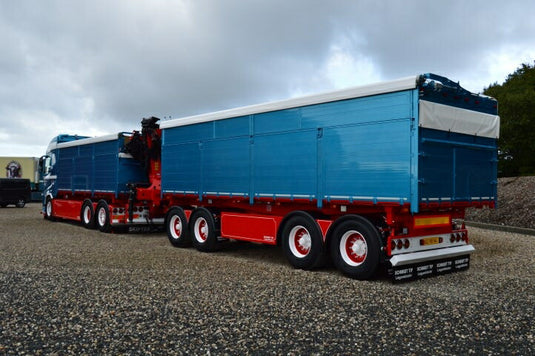 【予約】2020年4-6月以降発売予定Volvo FH04 Globetrotter motorwagen met aanhanger met resin bakken トラック /建設機械模型 工事車両 Tekno 1/50 ミニチュア