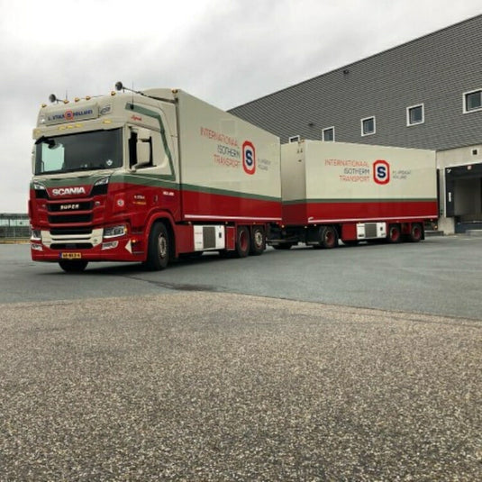【予約】10-12月以降発売予定Transtolk Scania NG R-serie Highline rigid truck with trailerトラック/建設機械模型 工事車両 Tekno 1/50 ミニチュア