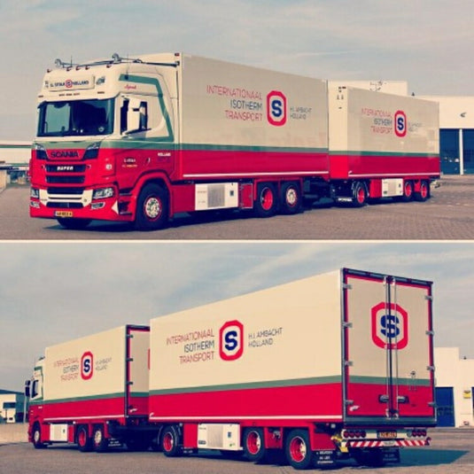 【予約】10-12月以降発売予定Transtolk Scania NG R-serie Highline rigid truck with trailerトラック/建設機械模型 工事車両 Tekno 1/50 ミニチュア