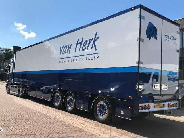 ギャラリービューアに画像をロードする, 【予約】2020年1-3月以降発売予定Herk, van Scania NGS R-serie Highline with zamac リーファーセミトレーラー /建設機械模型 工事車両 TEKNO 1/50 ミニチュア