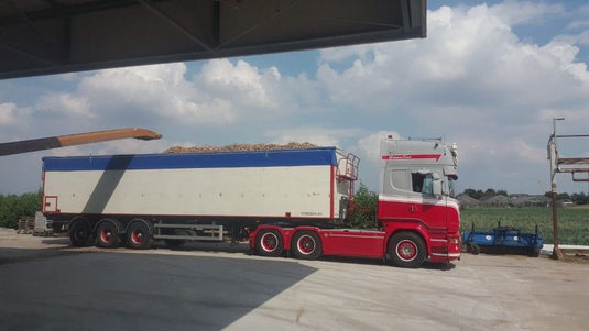 【予約】10-12月以降発売予定Verboon, Marcel Scaniaスカニア R-Streamline Topline met aardappeltrailer incl. Ladingトレーラー 建設機械模型 工事車両TEKNO 1/50 ミニチュア