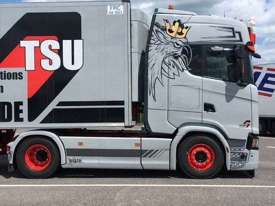 【予約】10-12月以降発売予定Bode, Jens Scaniaスカニア NGS S-serie Highline met koelopleggerトラック 建設機械模型 工事車両TEKNO 1/50 ミニチュア