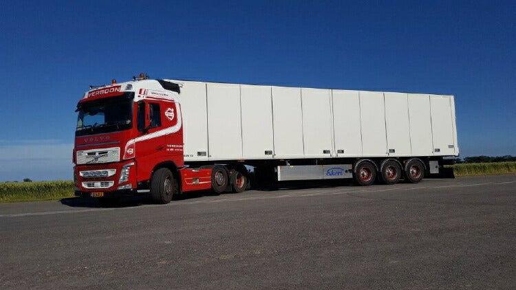 ギャラリービューアに画像をロードする, 【予約】10-12月以降発売予定Verboon Transport De Lier Volvo FH04 Globetrotter met Ekeri koeloplegger トレーラー/建設機械模型 工事車両 TEKNO 1/50 ミニチュア