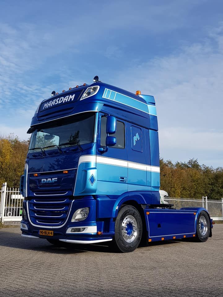 ギャラリービューアに画像をロードする, 【予約】10-12月以降発売予定Maasdam DAF Euro 6 Super Space Cab 4x2 met swap tankcontainer opleggerトレーラー 建設機械模型 工事車両TEKNO 1/50 ミニチュア