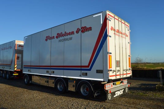 【予約】10-12月以降発売予定Nielsen, Finn & Son Scaniaスカニア S Highline motorwagen met 3-assige aanhangerトレーラー 建設機械模型 工事車両TEKNO 1/50 ミニチュア