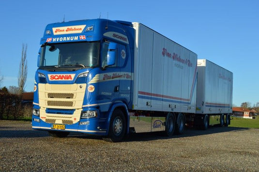 【予約】10-12月以降発売予定Nielsen, Finn & Son Scaniaスカニア S Highline motorwagen met 3-assige aanhangerトレーラー 建設機械模型 工事車両TEKNO 1/50 ミニチュア