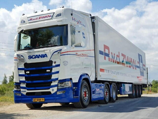 【予約】2020年1-3月以降発売予定Zwan VD Scania Next Gen S-serie Topline リーファーセミトレーラートラックトレーラー/建設機械模型 工事車両 TEKNO 1/50 ミニチュア
