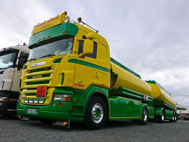 ギャラリービューアに画像をロードする, 【予約】10-12月以降発売予定Scania R-serie motorwagen aanhanger met resin benzine opbouw トラック TEKNO 1/50 建設機械 模型ミニカー はたらく車重機
