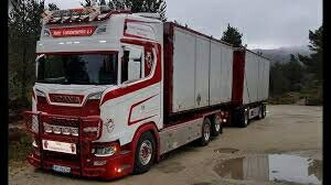 ギャラリービューアに画像をロードする, 【予約】2020年4-6月以降発売予定Scania Next Gen S-serie Highline 730 haakarm met aanhanger トラック /建設機械模型 工事車両 Tekno 1/50 ミニチュア