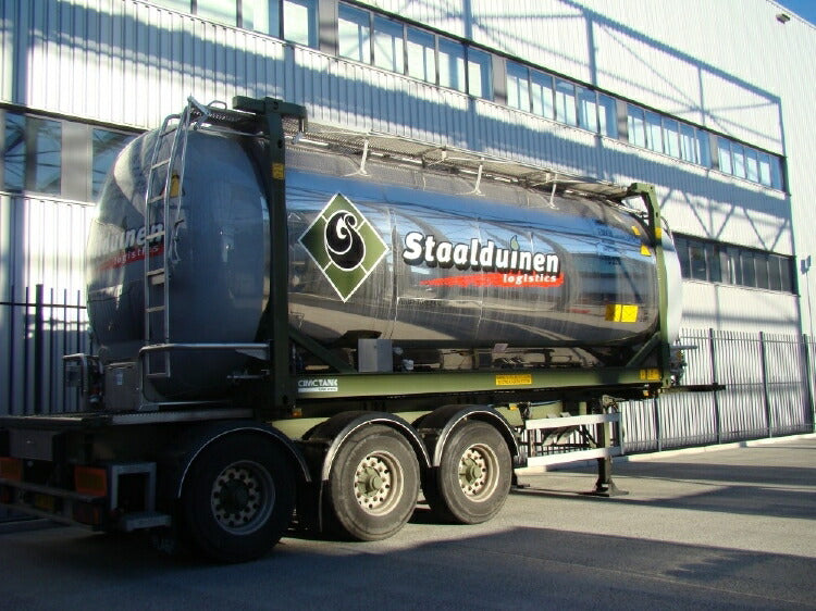 ギャラリービューアに画像をロードする, 【予約】2020年4-6月以降発売予定Volvo FH04 Globetrotter met verchroomde swap tankcontainer トラック /建設機械模型 工事車両 Tekno 1/50 ミニチュア