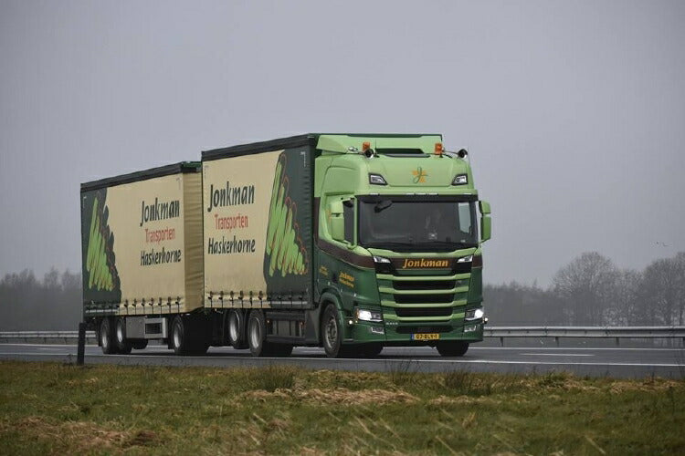 ギャラリービューアに画像をロードする, 【予約】2020年1-3月以降発売予定Jonkman Scania NG R-serie Highline rigid truck with trailer and Moffet フォークリフトトラック/建設機械模型 工事車両 TEKNO 1/50 ミニチュア