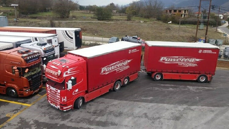 ギャラリービューアに画像をロードする, 【予約】2020年4-6月以降発売予定Scania 4-serie Topline schuifzeilen combinatie トラック /建設機械模型 工事車両 Tekno 1/50 ミニチュア