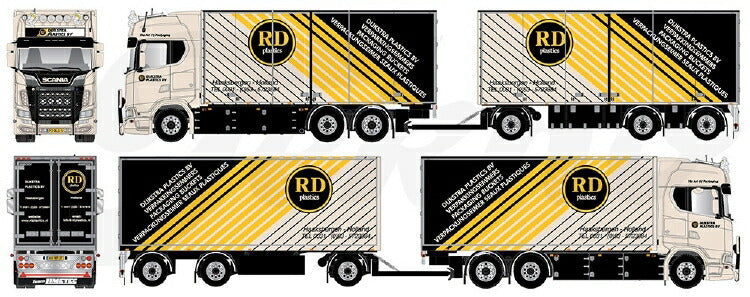 ギャラリービューアに画像をロードする, 【予約】2020年1-3月以降発売予定Dijkstra Plastics Scania S-serie Highline rigid truck トレーラートラック/建設機械模型 工事車両 TEKNO 1/50 ミニチュア