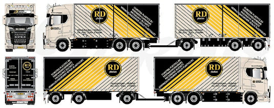 【予約】2020年1-3月以降発売予定Dijkstra Plastics Scania S-serie Highline rigid truck トレーラートラック/建設機械模型 工事車両 TEKNO 1/50 ミニチュア