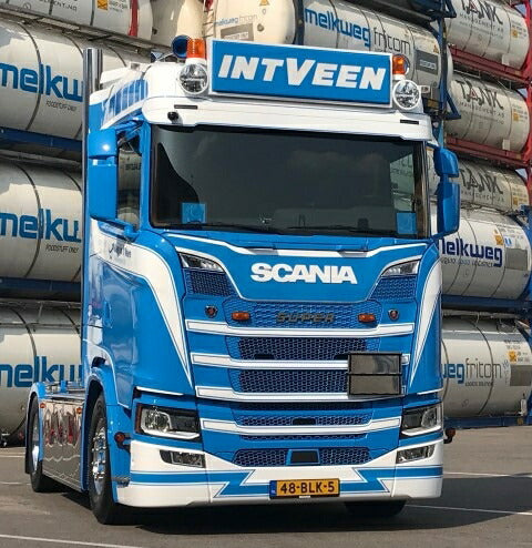 ギャラリービューアに画像をロードする, 【予約】2020年1-3月以降発売予定Veen, In 't Scania NG S-serie 3軸 タンクトレーラートラック/建設機械模型 工事車両 TEKNO 1/50 ミニチュア
