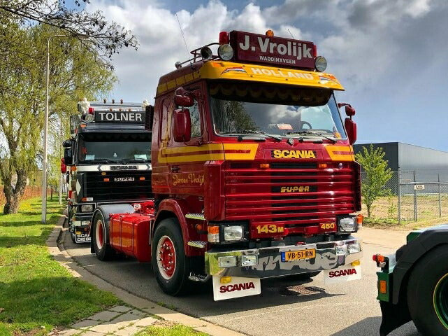 ギャラリービューアに画像をロードする, 【予約】2020年1-3月以降発売予定Vrolijk Scania 143m 450 Topline (4x2)トラックトラクタヘッド/建設機械模型 工事車両 TEKNO 1/50 ミニチュア