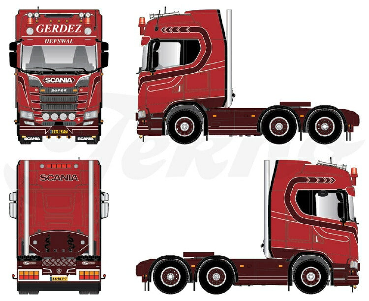 ギャラリービューアに画像をロードする, 【予約】2020年1-3月以降発売予定Gerdez Scania S-serie Highline 650トラックトラクタヘッド/建設機械模型 工事車両 TEKNO 1/50 ミニチュア