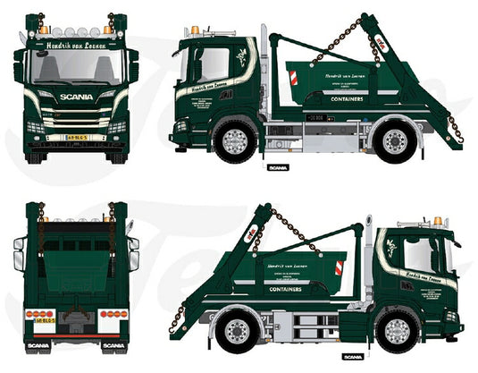 【予約】10-12月以降発売予定Scania G370 XT portaalarm トラック TEKNO 1/50 建設機械 模型ミニカー  はたらく車重機