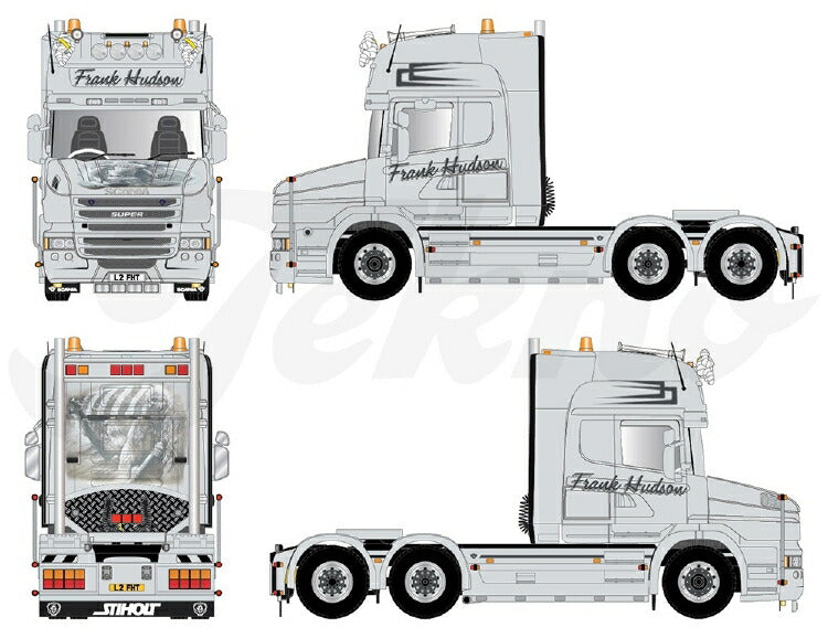 ギャラリービューアに画像をロードする, 【予約】2020年4-6月以降発売予定Scania Torpedo 6x2 トラック トラクタヘッド /建設機械模型 工事車両 Tekno 1/50 ミニチュア