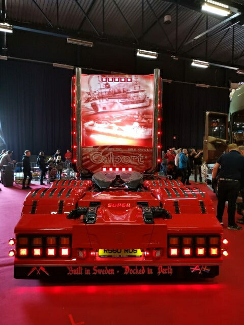 ギャラリービューアに画像をロードする, 【予約】12月以降発売予定Calport Scania R-serie Topline 6x2トラック トラクタ/TEKNO 1/50 建設機械 模型ミニカー はたらく車 重機