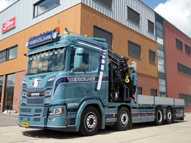 ギャラリービューアに画像をロードする, 【予約】10-12月以降発売予定Scania Next Gen R-serie 8x2 motorwagen met Hiab X-Hipro 558 kraan トラック TEKNO 1/50 建設機械 模型ミニカー はたらく車重機