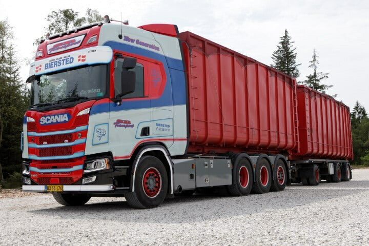 【予約】12月以降発売予定SB Transport Scania Next Gen R Highline rigid truck hookarm  containerトラック トレーラー/TEKNO 1/50 建設機械 模型ミニカー はたらく車 重機