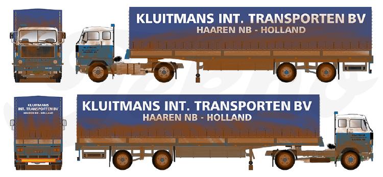 ギャラリービューアに画像をロードする, 【予約】8-10月以降発売予定Kluitmans dirty Volvo F89 met 2-assige huifoplegger - dirty トラック/Tekno 建設機械模型 工事車両 1/50 ミニチュア