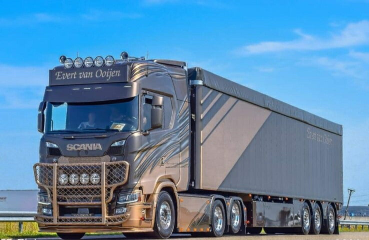 ギャラリービューアに画像をロードする, 【予約】10-12月以降発売予定Scania Next Gen S650 6x2 sleepas met Walking floor oplegger トラック TEKNO 1/50 建設機械 模型ミニカー はたらく車重機