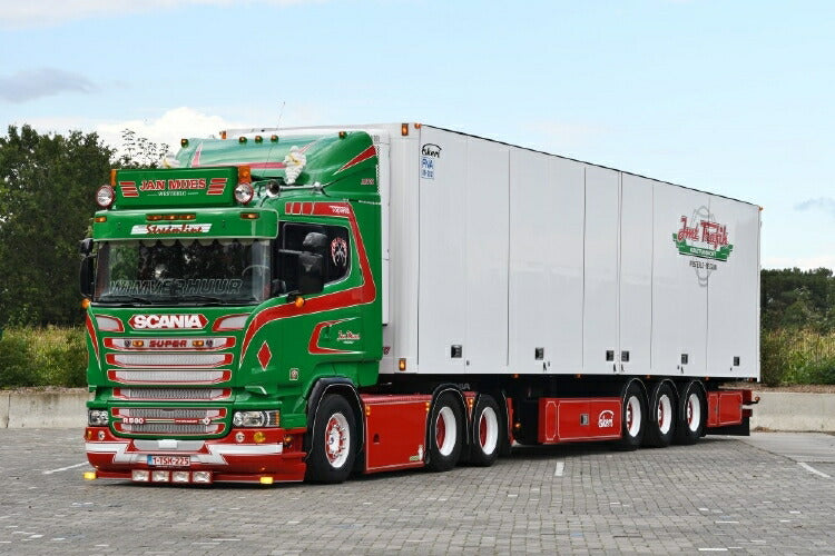 ギャラリービューアに画像をロードする, 【予約】10-12月以降発売予定Scania R-serie 580 6x2 met 3-assige Ekeri koeloplegger トラック TEKNO 1/50 建設機械 模型ミニカー はたらく車重機