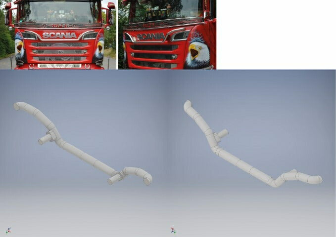 ギャラリービューアに画像をロードする, 【予約】10-12月以降発売予定Kirn, Hans Scania R-serie Streamline Topline 4x2トラック トラクタ /Tekno 1/50 建設機械 模型ミニカー はたらく車 重機