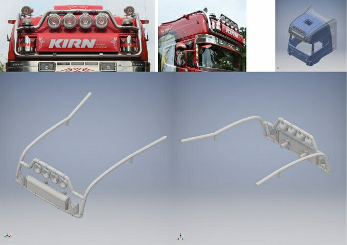 ギャラリービューアに画像をロードする, 【予約】10-12月以降発売予定Kirn, Hans Scania R-serie Streamline Topline 4x2トラック トラクタ /Tekno 1/50 建設機械 模型ミニカー はたらく車 重機