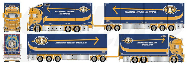 ギャラリービューアに画像をロードする, 【予約】8-10月以降発売予定Scania Next Gen S-serie Highline Zweedse combi トラック トレーラー TEKNO 1/50 建設機械 模型ミニカー はたらく車重機