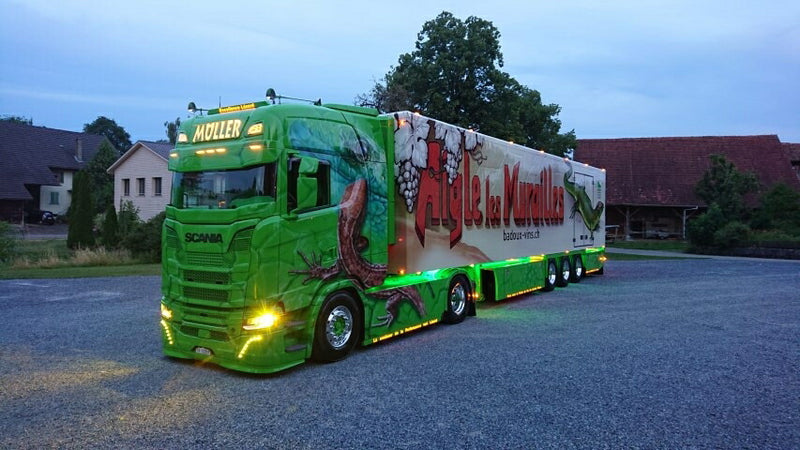 ギャラリービューアに画像をロードする, 【予約】2021年2月以降発売予定Muller Scania Next Gen S-serie Highline met koelopegger トラック/TEKNO 1/50 建設機械 模型ミニカー はたらく車 重機