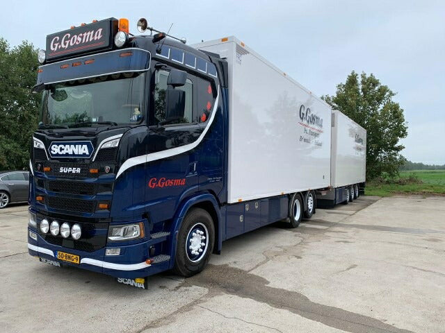ギャラリービューアに画像をロードする, 【予約】10-12月以降発売予定Scania S650 motorwagen met 3-assige wipkar トラック TEKNO 1/50 建設機械 模型ミニカー はたらく車重機