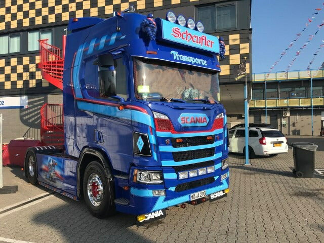 ギャラリービューアに画像をロードする, Scheufler Scania Next Gen Rシリーズ トラクタ / Tekno 1/50 建設機械模型 工事車両